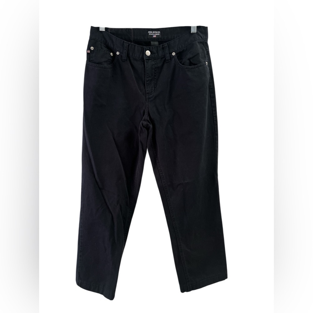 Ralph Lauren vintage black straight leg jeans